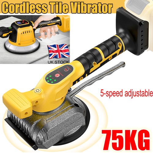 Tile vibration leveling - tile,